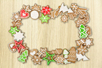 Сlipart gingerbread background white star sweet   BillionPhotos