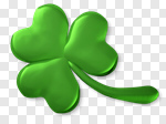 Сlipart Clover St. Patrick's Day Republic of Ireland Green Symbol 3d cut out BillionPhotos