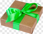 Сlipart Gift Box Green Gift Box Christmas photo cut out BillionPhotos