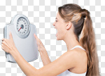 Сlipart Dieting Weight Scale Women Frustration Failure photo cut out BillionPhotos