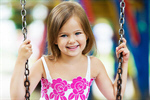 Сlipart Child Playground Little Girls Swing 2-3 Years photo  BillionPhotos