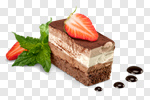 Сlipart cake dessert closeup dish strawberry photo cut out BillionPhotos