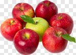 Сlipart Apple Choice Individuality Red Green photo cut out BillionPhotos
