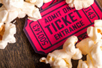 Сlipart Entertainment Movie Ticket Popcorn Leisure Activity Recreational Pursuit photo  BillionPhotos