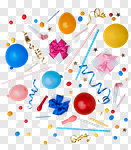 Сlipart Birthday or party concept above birthday party air photo cut out BillionPhotos