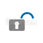 Сlipart Lock Padlock Lock Device Unlock Unlocked vector icon cut out BillionPhotos