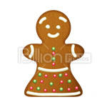 Сlipart Gingerbread Man Christmas Gingerbread Cookie Cookie Candy vector icon cut out BillionPhotos