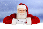 Сlipart Santa Claus Christmas Santa Hat Sign Smiling   BillionPhotos