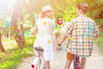 Сlipart couple family spring bike fun   BillionPhotos