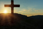 Сlipart cross christian easter sunset background   BillionPhotos