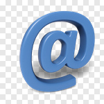 Сlipart @ 'at' Symbol E-Mail Symbol www 3d cut out BillionPhotos