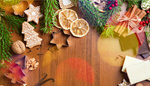Сlipart Christmas decoration winter background closeup tree   BillionPhotos