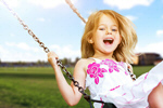 Сlipart Child Playing Playground Little Girls Swing   BillionPhotos
