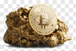 Сlipart bitcoin gold business cryptocurrency background photo cut out BillionPhotos