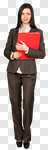 Сlipart Businesswoman Standing Women Isolated Full Length photo cut out BillionPhotos