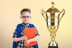 Сlipart school student trophy indian girl   BillionPhotos