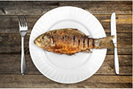 Сlipart fish plate cooked white carp   BillionPhotos