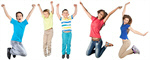 Сlipart child kids jump group school   BillionPhotos