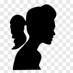 Сlipart Profile Silhouette Human Head People Outline vector cut out BillionPhotos