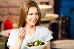 Сlipart Eating Women Healthy Eating Healthy Lifestyle Salad   BillionPhotos
