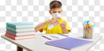 Сlipart school classroom coronavirus sanitizer children photo cut out BillionPhotos