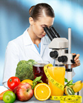 Сlipart Scientist analyzing nutritionist background balance beauty   BillionPhotos