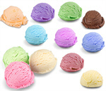 Сlipart ice cream scoop yellow cup mango   BillionPhotos