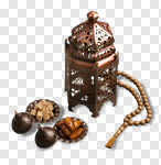 Сlipart ramadan lantern top view table photo cut out BillionPhotos