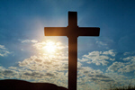 Сlipart cross christian easter sunset background   BillionPhotos