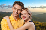 Сlipart Couple Heterosexual Couple Cheerful Engagement Happiness   BillionPhotos