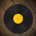 Сlipart album audio black circle disc   BillionPhotos