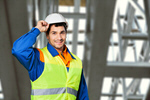 Сlipart construction builder portrait thinking worker   BillionPhotos