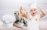 Сlipart child making cake fun bread   BillionPhotos