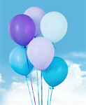 Сlipart balloon bunch white blue decoration fly   BillionPhotos