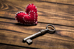 Сlipart key heart lock accessibility aged photo  BillionPhotos