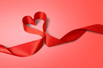 Сlipart Valentine's Day Heart Shape Ribbon Love Backgrounds   BillionPhotos