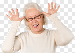 Сlipart Humor Senior Adult Old Women Grandmother photo cut out BillionPhotos
