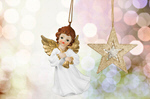 Сlipart Angel Christmas Decoration Tree Christmas Ornament   BillionPhotos