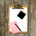 Сlipart Clipboard Paper Clip Adhesive Note Clip Instant Camera   BillionPhotos