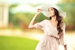 Сlipart summer woman green spring hat   BillionPhotos