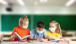 Сlipart mask school classroom student children   BillionPhotos