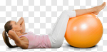 Сlipart Exercising Pilates Women Fitness Ball Yoga photo cut out BillionPhotos