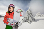 Сlipart Woman snowboarding Winter Women Snowboarding Snowboard   BillionPhotos