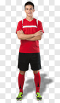 Сlipart soccer player isolated handsome hip photo cut out BillionPhotos