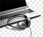 Сlipart Headphones Music Computer Laptop Multimedia photo cut out BillionPhotos