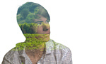 Сlipart double exposure business green nature   BillionPhotos
