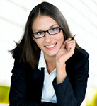 Сlipart Women Business Glasses Businesswoman Smiling   BillionPhotos