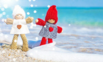 Сlipart christmas beach xmas santa snowman   BillionPhotos