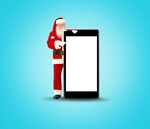 Сlipart christmas smartphone girl person woman   BillionPhotos