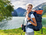 Сlipart woman adventure travel camping backpacker   BillionPhotos